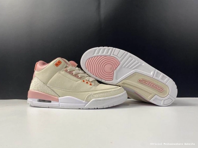 Official Maikesneakers Rust Pink Jordan Sail 3 CK9246-116 Air (W) Retro 0707